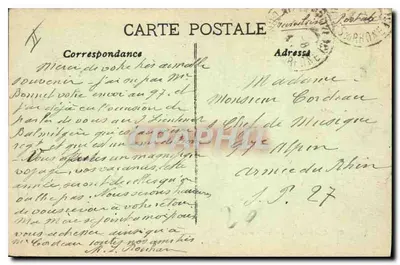 Aix-en-Provence — Het Paleis van Justitie — Coll. C. Martinet — Achterkant