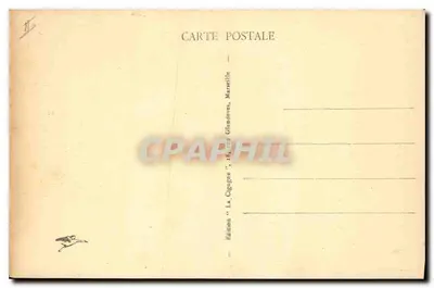 Aix-en-Provence — Praça do Palácio de Justiça — Edição 'La Cigogne', Marselha — Verso