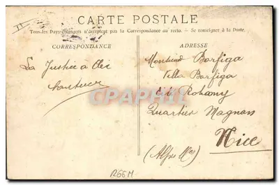 Aix-en-Provence - Het Paleis van Justitie — foto Jouven, Collectie C. M. — Achterkant
