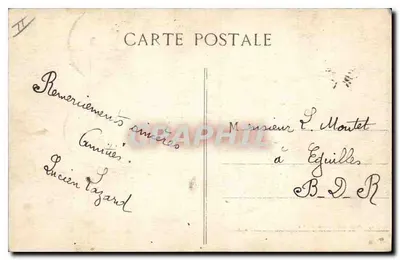 AIX-en-PROVENCE — O Palácio de Justiça — coleção E. Jaussaud - 172 — Verso