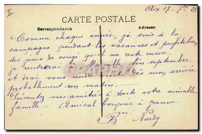 Aix-en-Provence — Pałac Sądowy — Rewers