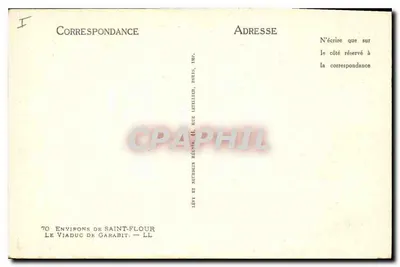Wjazd Garabit — Okolice Saint-Flour — Wydawca LL — Rewers