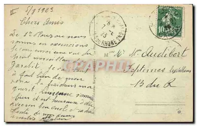 Viadukt Garabit — Widok z północy — Le Cantal Illustré 5717 — Rewers