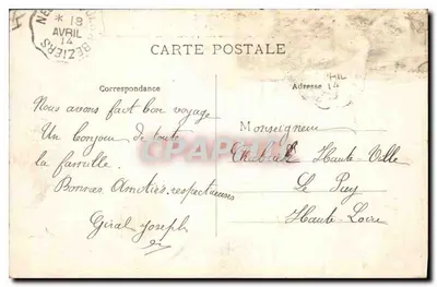 Garabit — Vista general del Viaducto — La Auvernia — Reverso