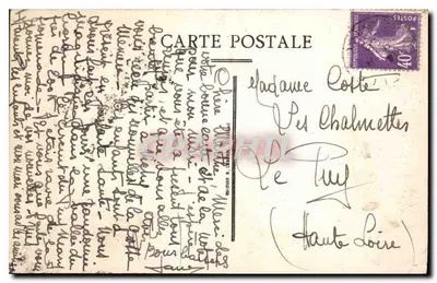 Piekło w Cantalu — Le Lioran, La Vallée blisko St-Jacques — Édition Puy-en-Velay — Rewers