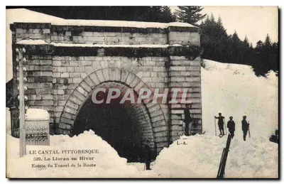 El Cantal pintoresco — Entrada del Túnel de la Carretera — I.-A.