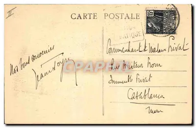 Le Lioran (alt. 1159 m.) — Vista geral — Os mais belos Sítios do Cantal — série 44 — Verso