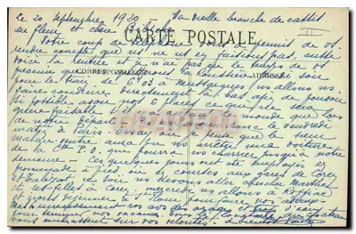 A Auvergne pitoresca — Tunel do caminho de ferro e Cachoeira — Le Lioran (Alt. 1178 m.) — editor Aurillac — Verso