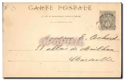 Le Cantal - Le Lioran von vorn gesehen, die Station, die Hotels, der Berg Vassiviére — F. A., Papierfabrik Madame, Muret — Rückseite