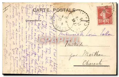 Cantal - 553 - Thể thao mùa đông tại LIORAN - Những người trượt tuyết - Một trượt tuyết — Mặt sau