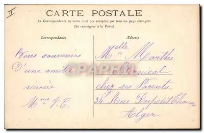 Cantal — LE LIORAN, Tunel do Caminho de Ferro e o Alagnon — L'Auvergne — M.T. — n°261 — Verso
