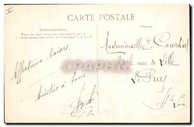 Plateau Central — widok z drogi św. Jakuba w Lioran — wydawca V.D.C. nr 5784 — Rewers