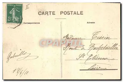 Le Lioran, hotele i skała Vassiviére (Wys. 1400 m.) — Auvergne, Cantal — nr 267 — Rewers