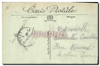 Saint-Étienne — Widok na Daphnę i łabędzie — LL — Rewers