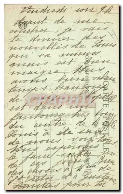 Saint-Étienne — Katedra Świętej Marii — Karta pocztowa nr 202 — Rewers
