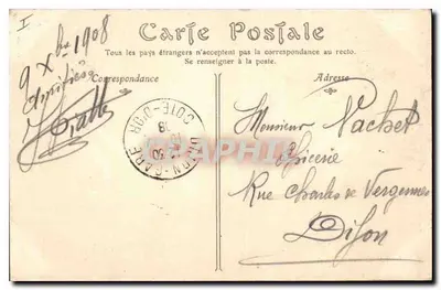 Nevers — Katedra Świętego Cyryla, wieża — Th. Ropiteau, n°48 — Rewers