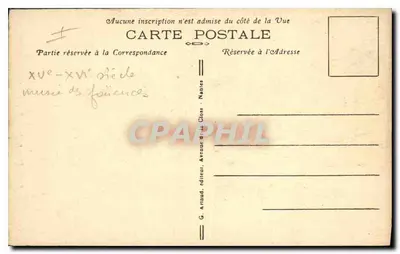 Nevers — Częściowy widok fasady Pałacu Ducalnego (XVe w.), styl renesansowy — Rewers