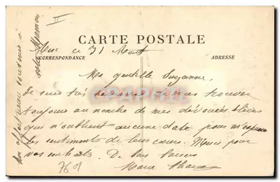Okrąg Aix-en-Provence - Roquefavour - Aleja Gare — Kolekcja C. Martinet - Aix — Rewers
