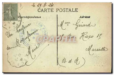 Roquefavour — Stacja i Aquedukt — Okolice Aix-en-Provence — Zbiór C. Martinet Aix-en-Provence — Rewers