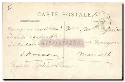 Roquefeuil - A Aqueduto — editor R. Razz, edição Marseille — n° 4895 — Verso