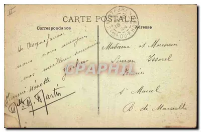Os três pontes — Roquefavour — Coleção Mabillon, Aix-en-Provence — Verso