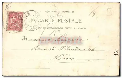 Arredores de Aix-en-Provence — Ponte-aqueduto de Roquefavour — Editor Léon A. Daxodon, n° 13 — Verso