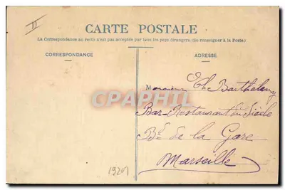 Roquefavour — Les Trois Ponts — Éditeur impr. sur la carte — Rewers