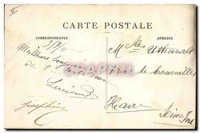 Roquefavour — A Estrada (Saída da Estação) — Editor não identificado, n° de série 4896 — Verso