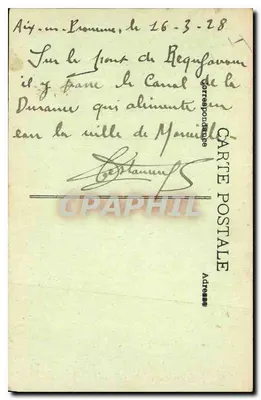 Environs de AIX-EN-PROVENCE, Roquefavour. Os Três Pontes. — Verso
