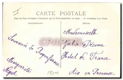 Roquefeuille - L'Aqueduc (Côté Ouest) — wizja mostu kamienianego — wydawnictwo Roquefeuille — Rewers