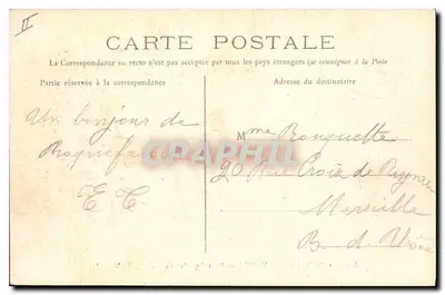 Okręgi AIX-EN-PROVENCE — Most aqueductu w ROQUEFAVOUR — Germanet, wyd. — Rewers