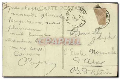 Roquefavour — Les Trois Ponts — Bouis, edição Aix — Verso