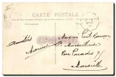 Roquefeuille - La cima del acueducto — n° 3892 — editor no visible — Reverso