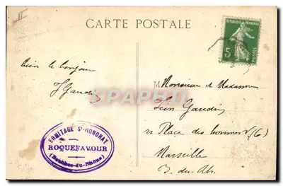 Roquefavour — A Estrada e o Ponte — Coleção Jaussaud, Aix — Verso