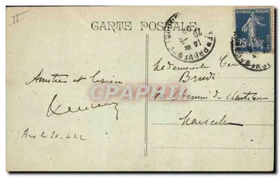 Most Roquefavour — widok mostu kamienno-żelaznego — wydawca nieznany — Rewers