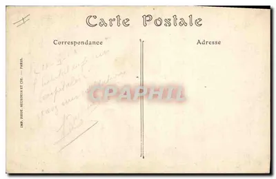 Pałac w Compiègne — Główne wejście — ND. Fot. — Rewers