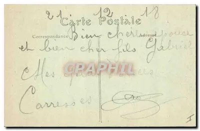 Compiegne — Hôtel de Ville — Visé Paris — Rewers