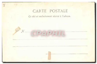 Compiègne - Zamek - Pokój spania Napoleona III — Decelle, n°39 — Rewers