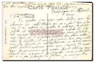 Compiègne — Park i Pałac — ND. Phot. — Rewers