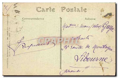 Palácio de Compiègne — A Escada de Honra — Honneur staircase — Verso
