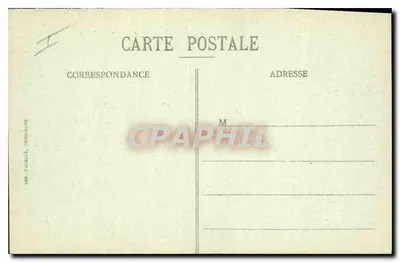 Compiègne - Widok z tarasu pałacu — wydawca Ducellis — Rewers
