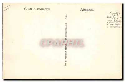 Park Pałacu w Compiègne — Aleja Beaux-Monts — ND — Wydawca ND — Rewers