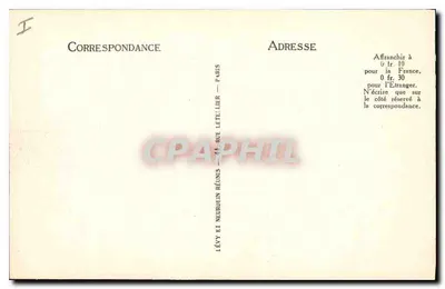 Pałac w Compiègne — Widok na Beaux-Monts — ND — Rewers