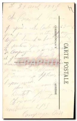 Compiègne — Plac Ratuszowy — LL. — Rewers
