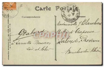 Bourges — O Hotel Lallemant — Jhot. n°36 — Verso