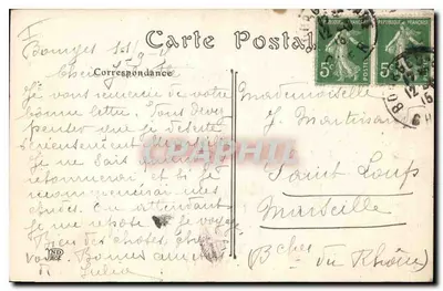 Bourges — Pałac Jacques Cœur — ND. Fot. nr 25 — Rewers
