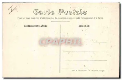Bourges — Absyda katedry — Wydawca E.M. nr 206 — Rewers