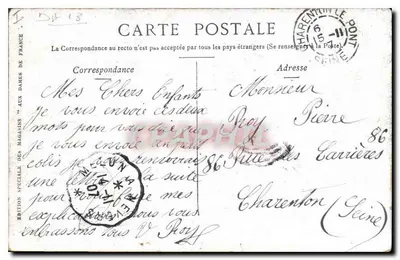 Bourges — Brzegi Yèvre — Wydanie specjalne Magazynów Damskich Francji — Rewers