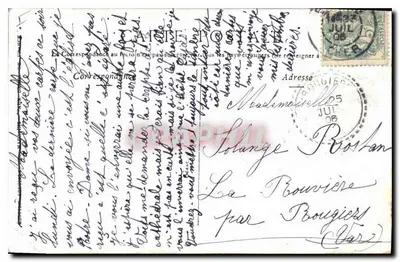 Bourges — Katedra i wieża scurde — ST. ERCK, PARIS — Rewers