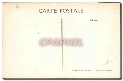 Bourges — Pałac Jacques-Cœur, Wewnętrzny dziedziniec — E. Maquaire, nr 304 — Rewers